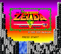 The Legend of Zelda - Fourth Quest Title Screen
